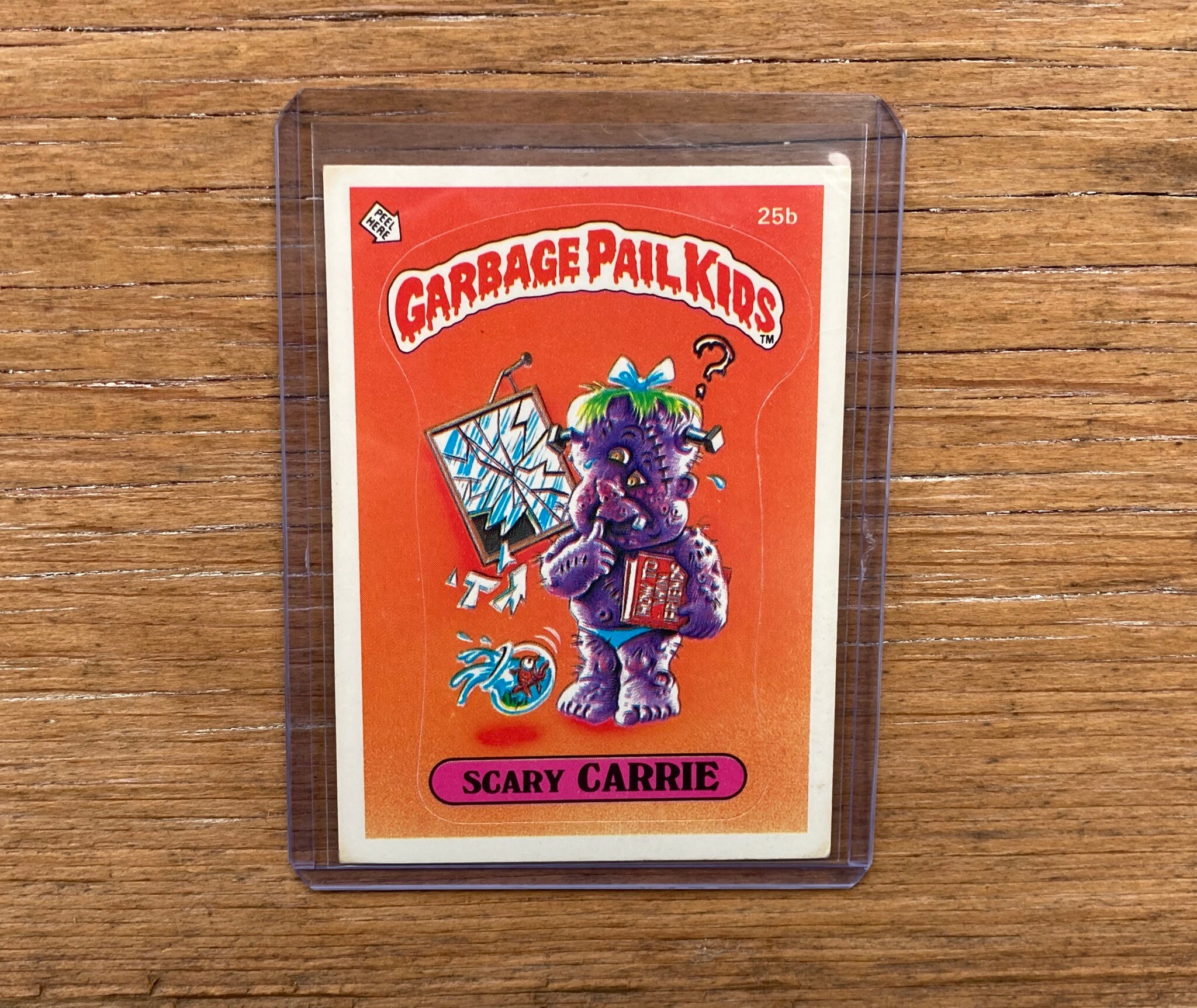 早い者勝ち＜送料込み＞SK クリスギャラガー 5.8 SCRAPPER　K283 Vintage Garbage Pail Kids Card Scary Carrie 25b Original Series 1