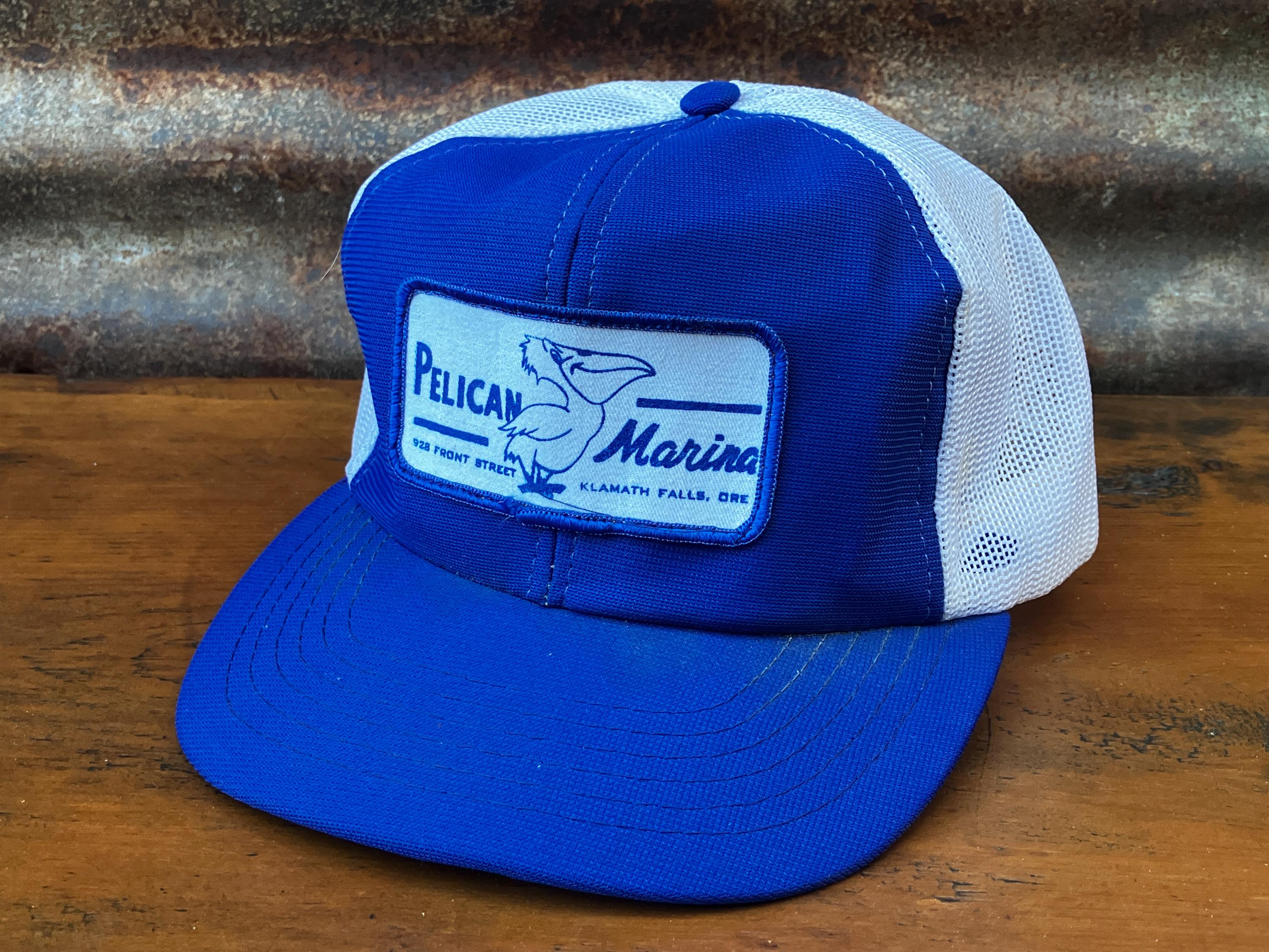 Authentic Vintage Hat Pelican Marina Klamath Falls Oregon