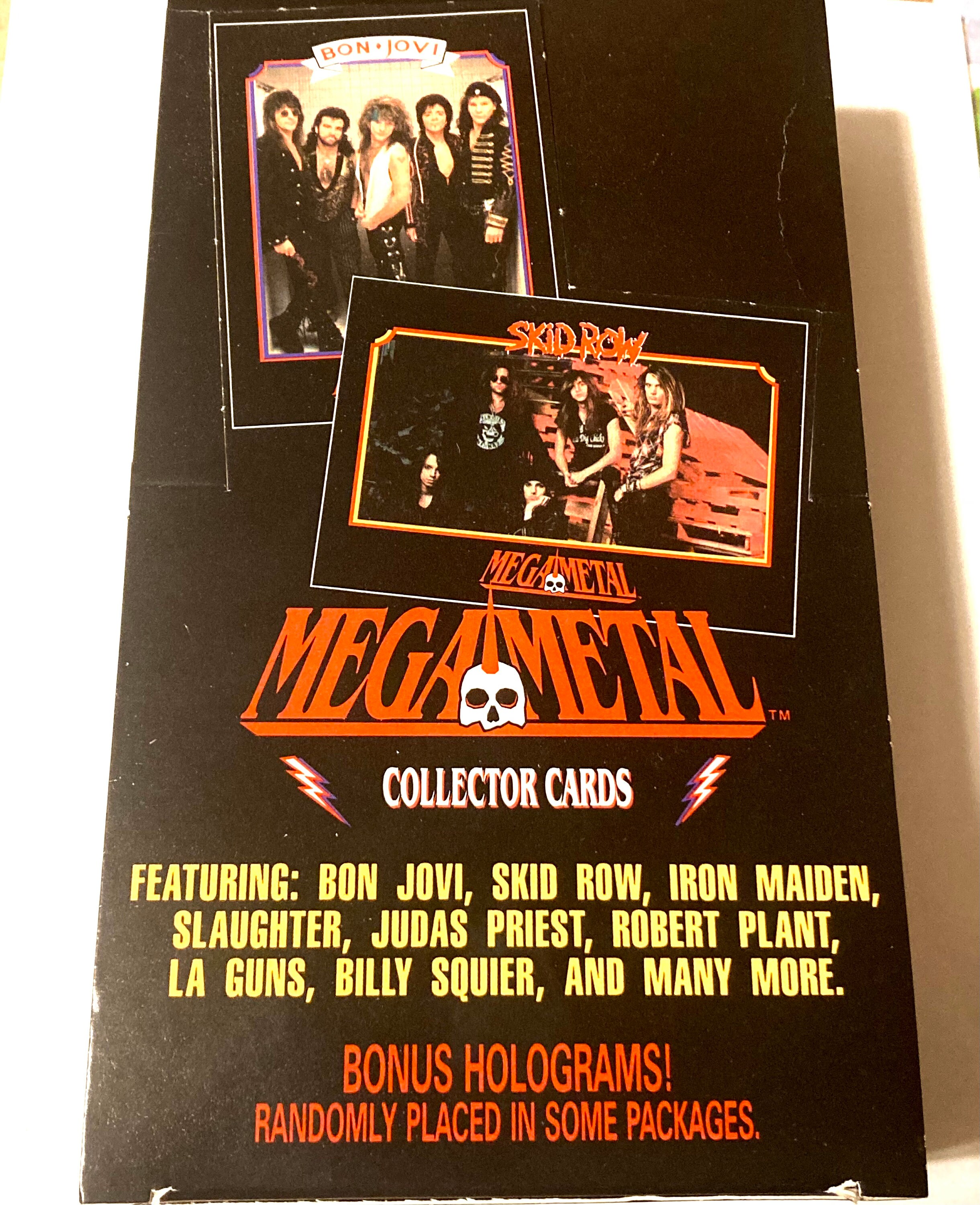 Packs of Vintage Mega Metal Cards Heavy Metal Rock N Roll Music