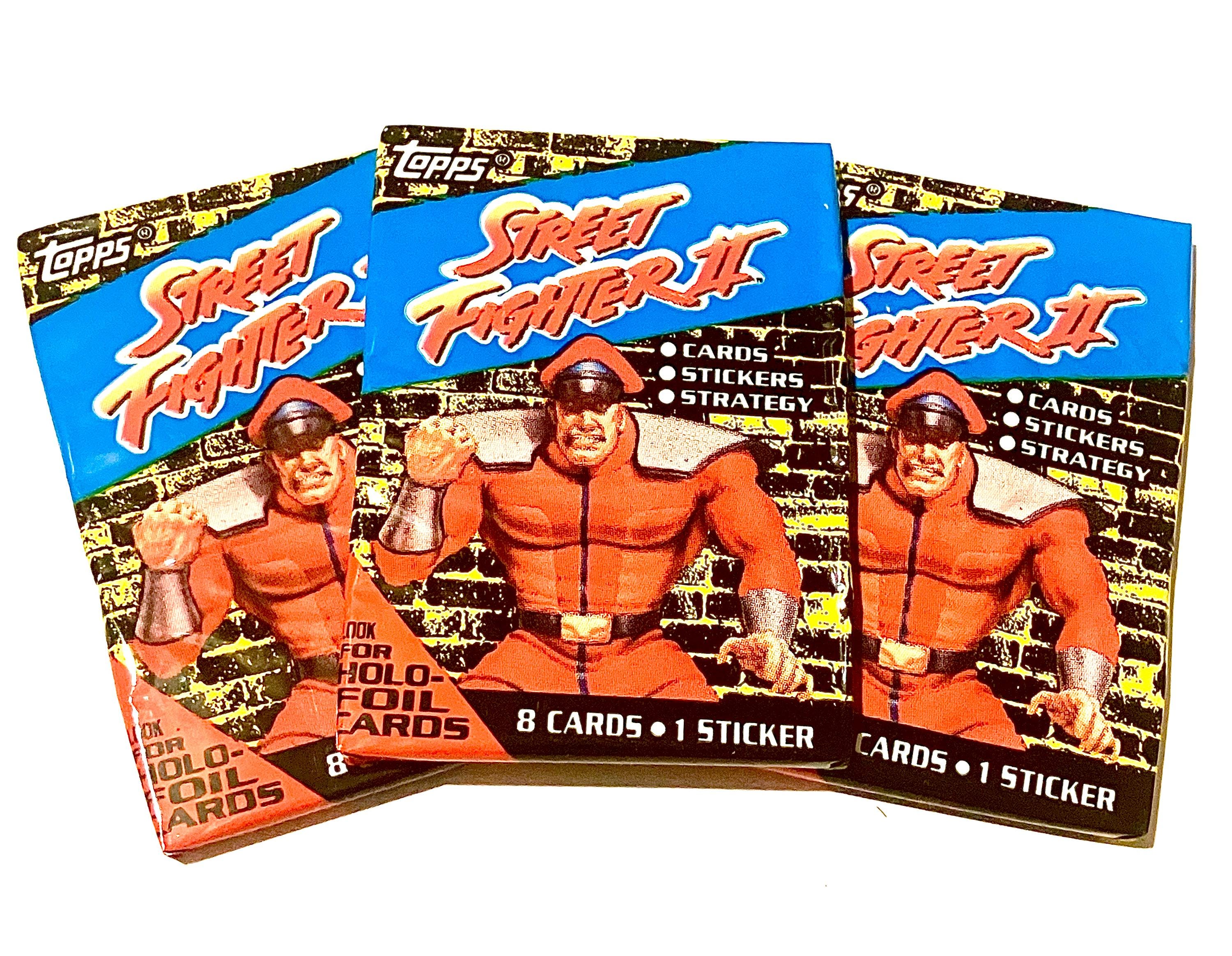Vintage Street Fighter 2 Trading Cards Video Game Pack of Cards