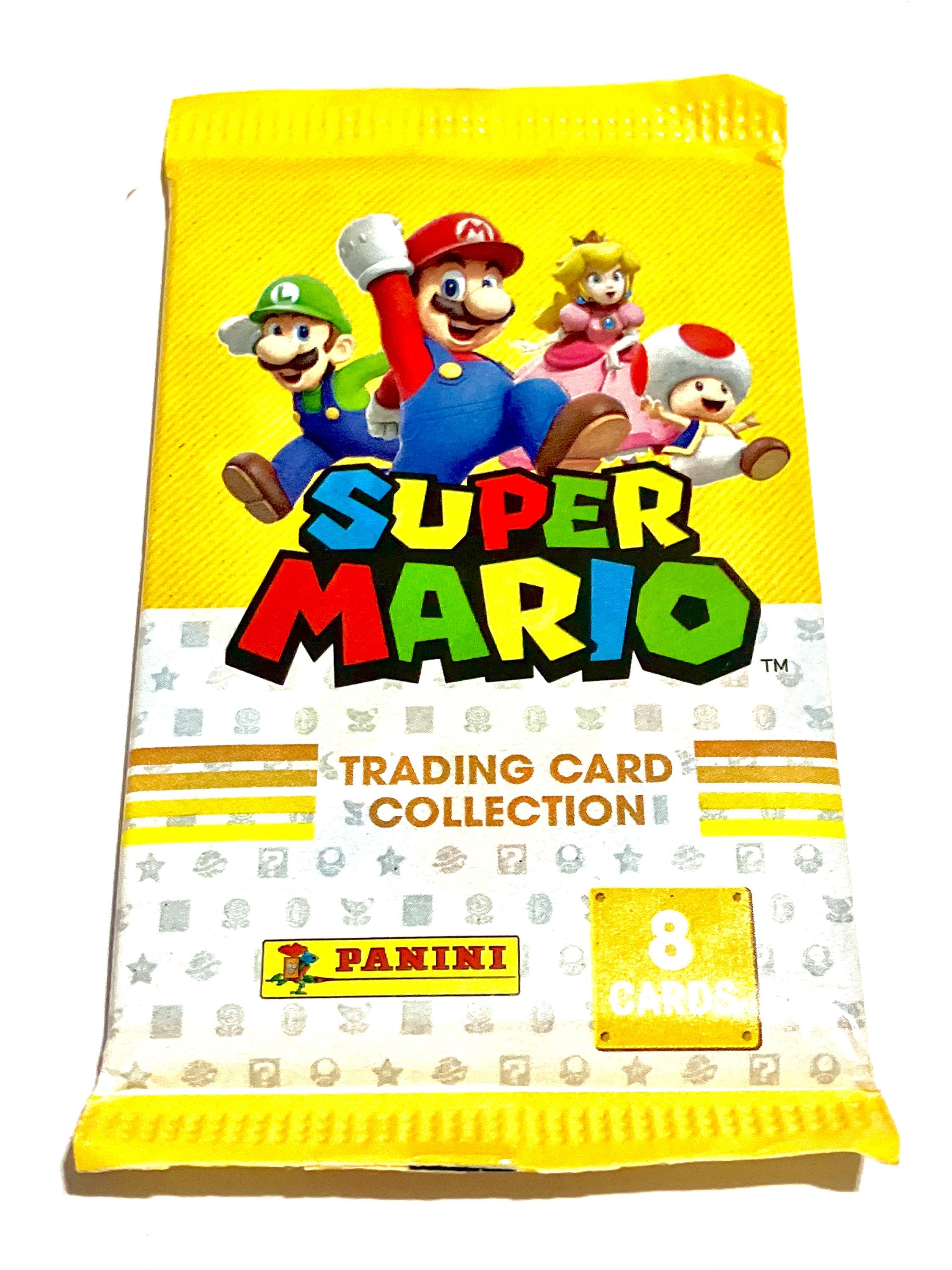 Authentic Super Mario Nintendo Game Packs Panini Pack Trading