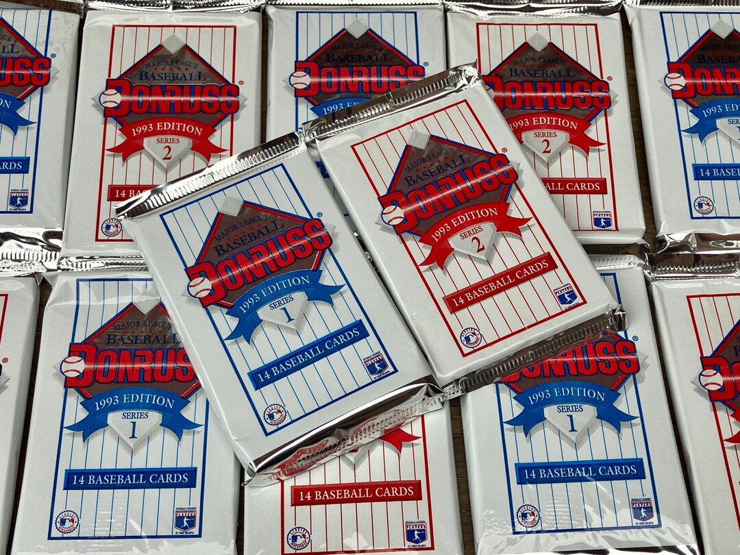 Authentic Vintage Baseball Cards Donruss 1993 Series 1 or 2 MLB