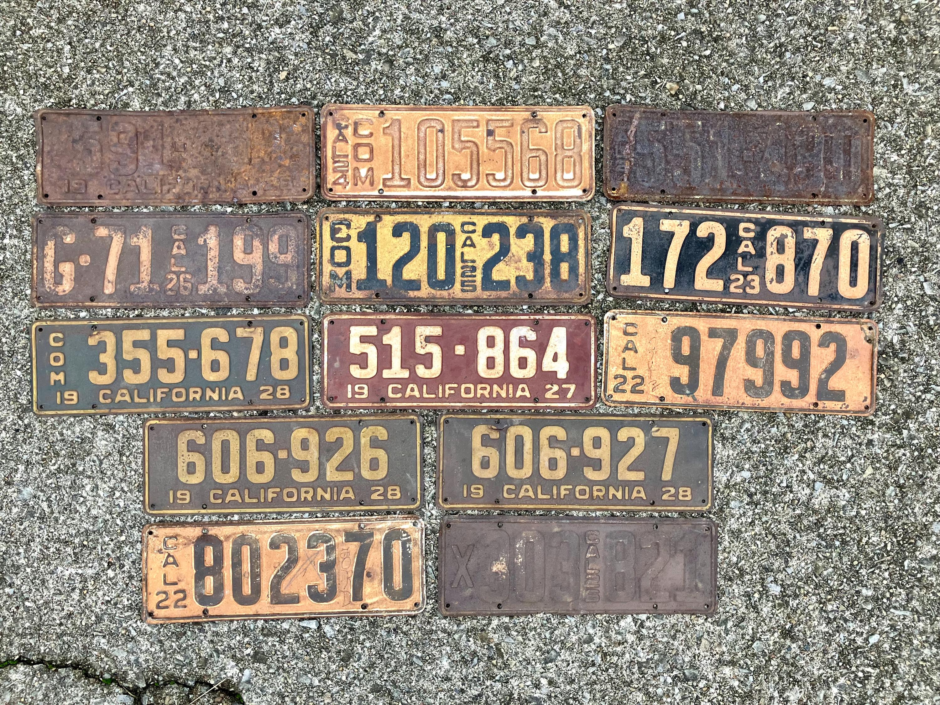 Old license plate frames bundle for sale Old license plate frames bundle for sale