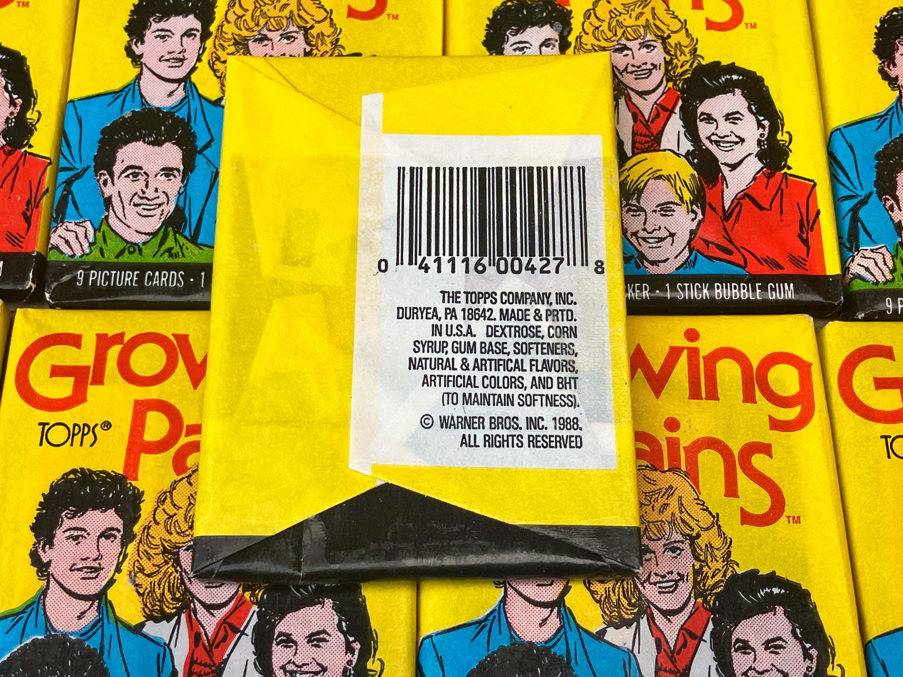 Price per Pack (1) Vintage Growing Pains Trading Cards 1988 Topps
