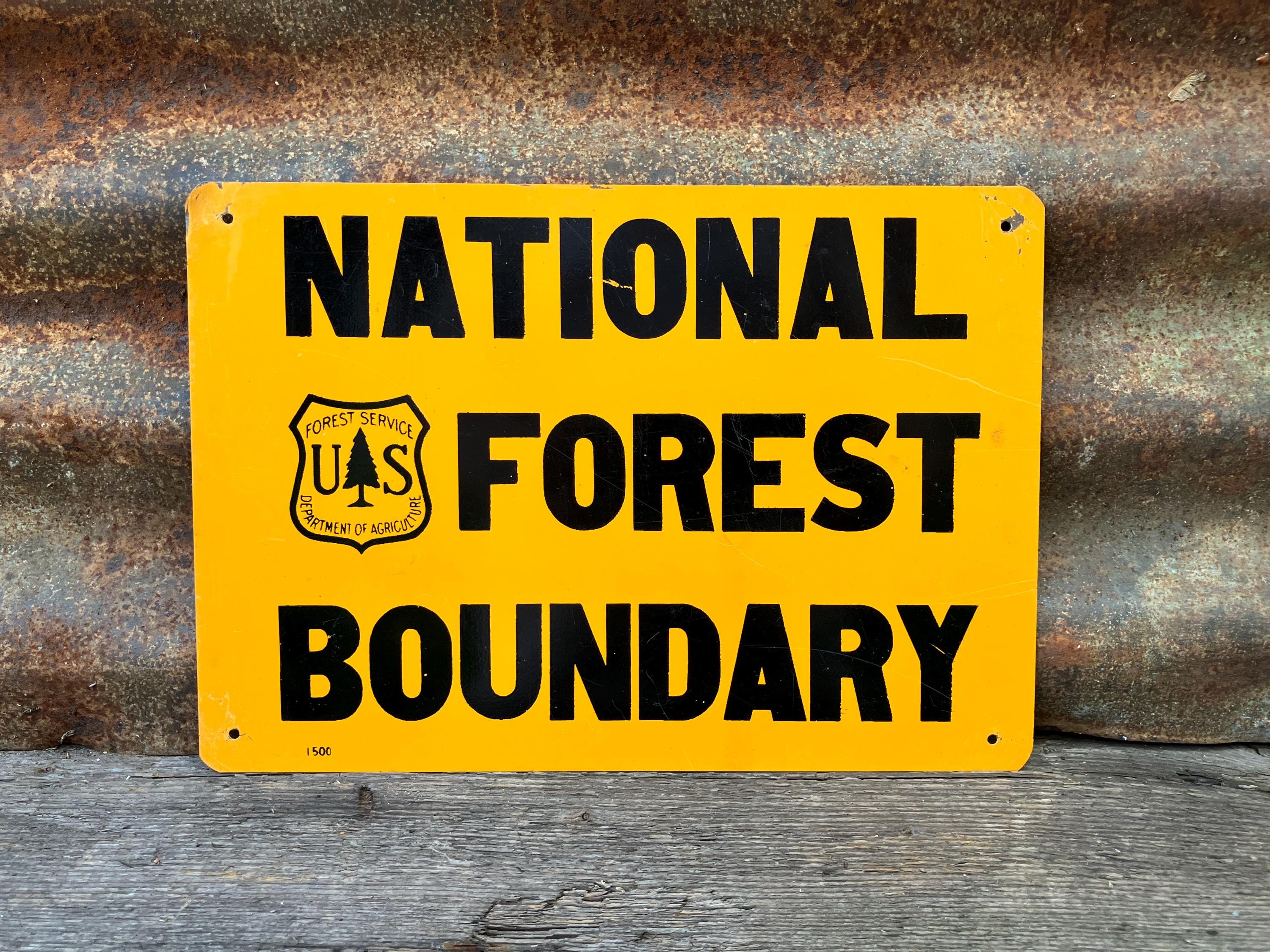 USA森林局看板 Vintage Forestry Signs - Etsy