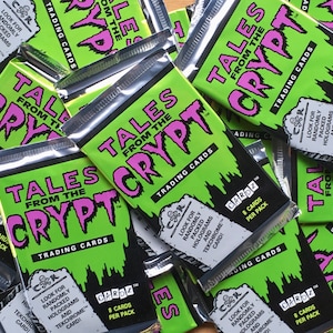Vintage Tales from the Crypt Pack of Cards TV Show Crypt Keeper 1990s Horror Movie Cryptkeeper 1993 Trading Cards Scary Halloween