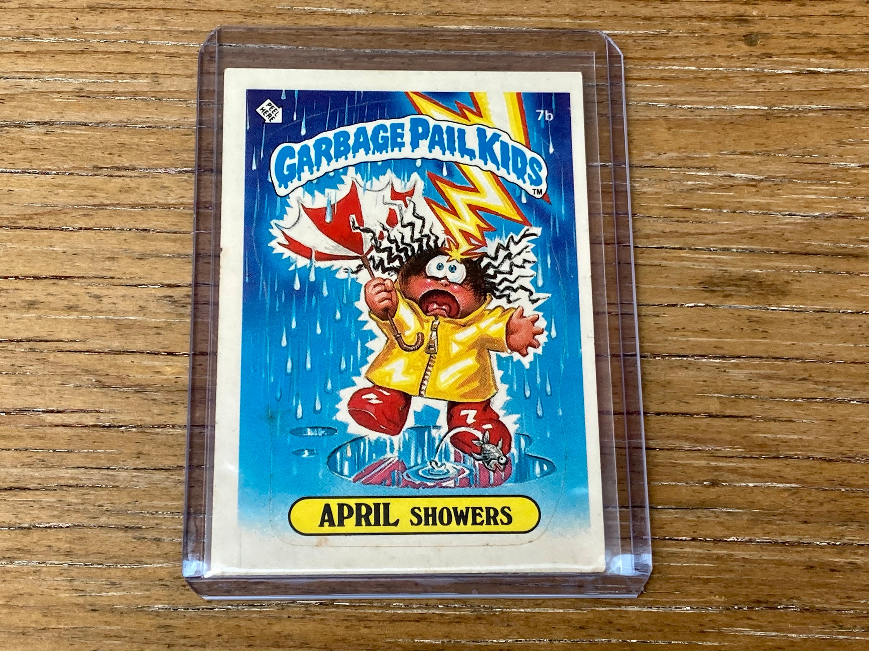 Garbage Pail Kids Card April Showers 7b Vintage Original Series 1