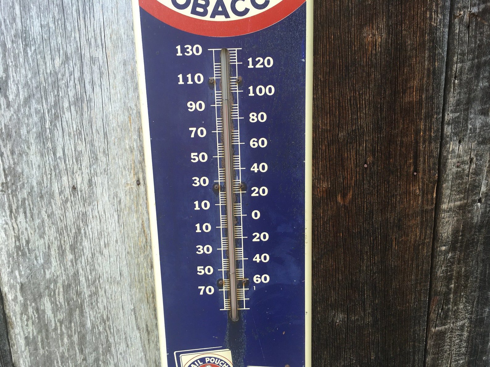 Rare Authentic Vintage Mail Pouch Thermometer Sign 39 Inch Etsy