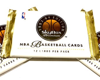 Vintage Basketball Cards Skybox Premium 1993 1994 Series 1 NBA Sky