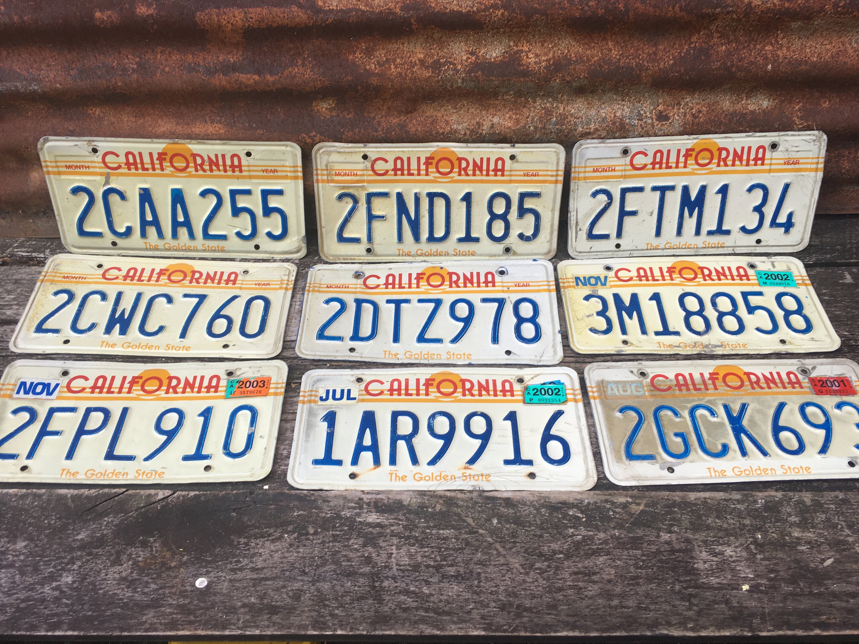 Choice of California License Plate Original Old 1980s Era Etsy Ireland