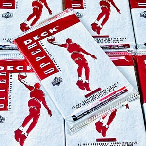 Vintage Basketball Cards Upper Deck NBA 1994 1995 Pack Of Cards Unopened Pack Cards 90s Jordan Foil Pack 1990s Nostalgic