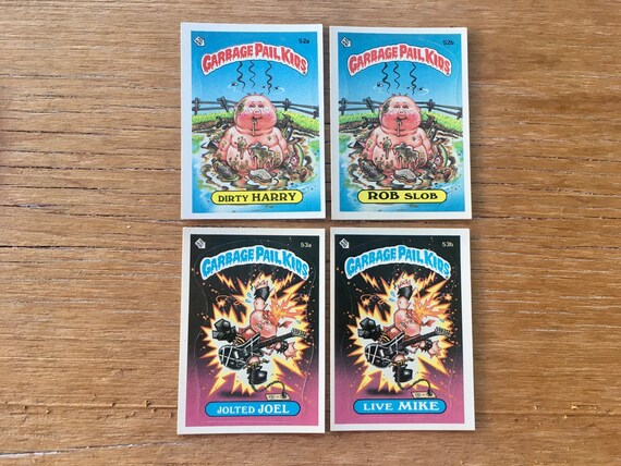 Choice of Garbage Pail Kids Dirty Harry, Rob Slob, Jolted Joel, Live Mike  Original Series 2 Card GPK Topps 2nd Series 1985 OS2 B -  Canada