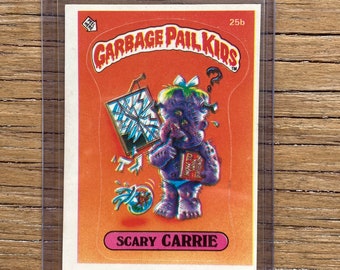 1986 Garbage Pail Kids, Unzipped Zack. Rare Card, 132b. Original