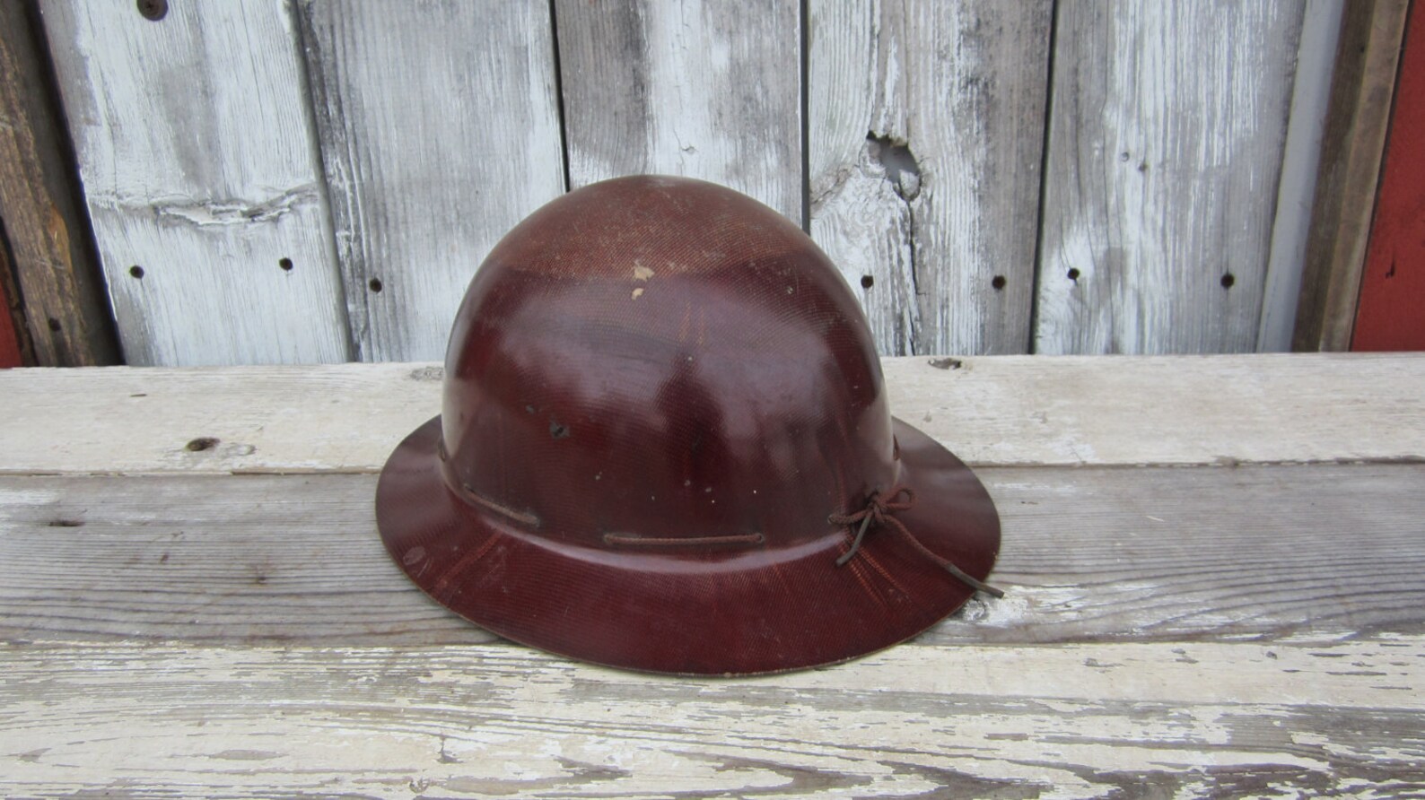 Antique Helmet Old Time Coal Mining Hard Hat Fiberglass with Etsy