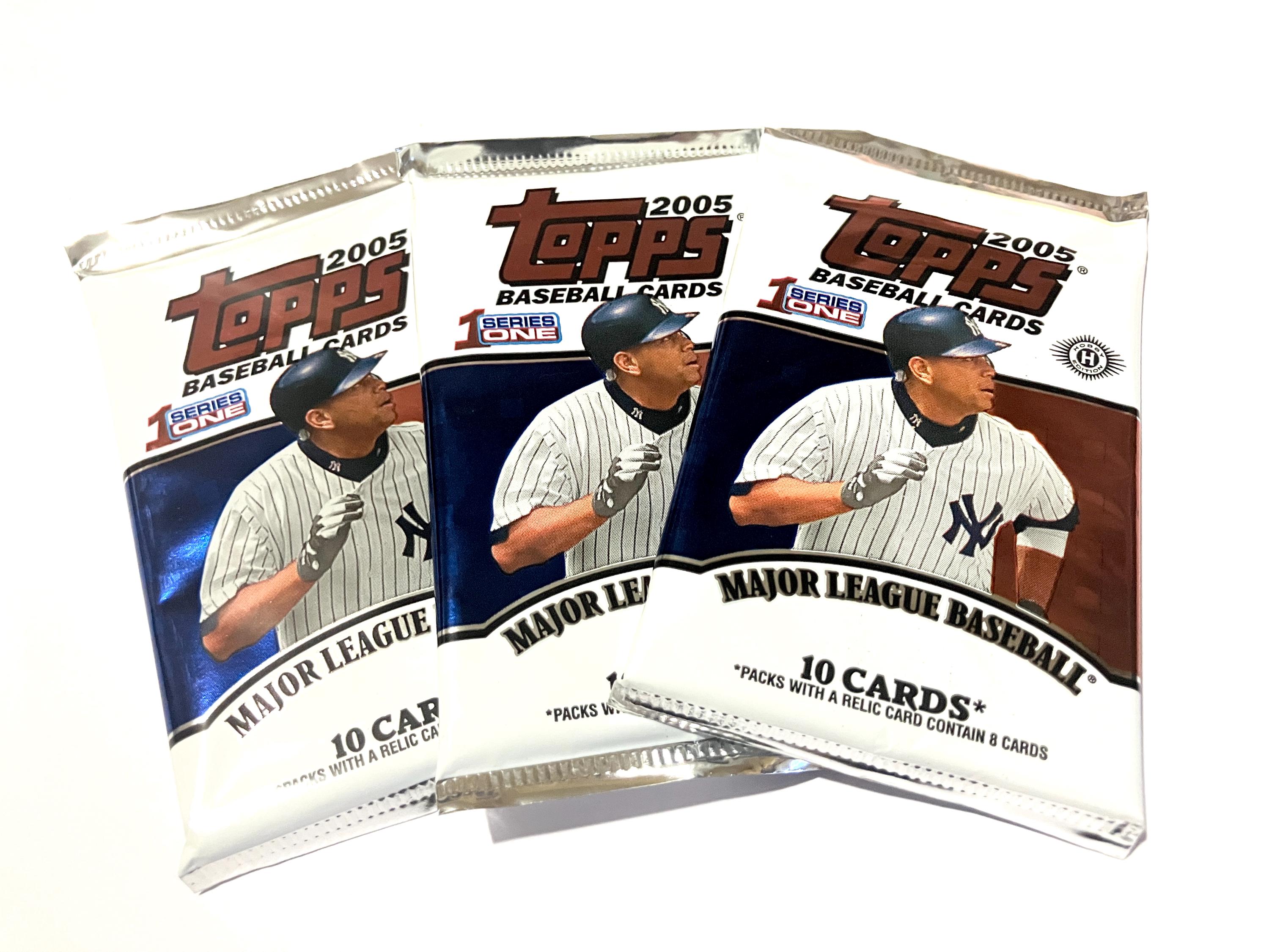 プレミア品bbm baseball cards premium 2005 セット 2005 Topps Baseball Cards Unopened Packs of Cards Series 1 MLB