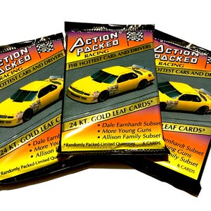 Vintage 1993 NASCAR Trading Card Pack: Action Packed Series 2 - Etsy