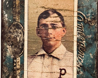 Vintage Baseball Card Sherry Magee Philadelphia T206 Piedmont
