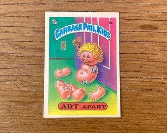 Vintage Garbage Pail Kids Card Hairy Mary 12b Original Series 1
