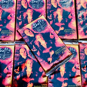 Authentic Buffy the Vampire Slayer Trading Cards Packs Big Bads Villains Monsters Vintage TV Show Unopened Pack of Collector Cards Inkworks