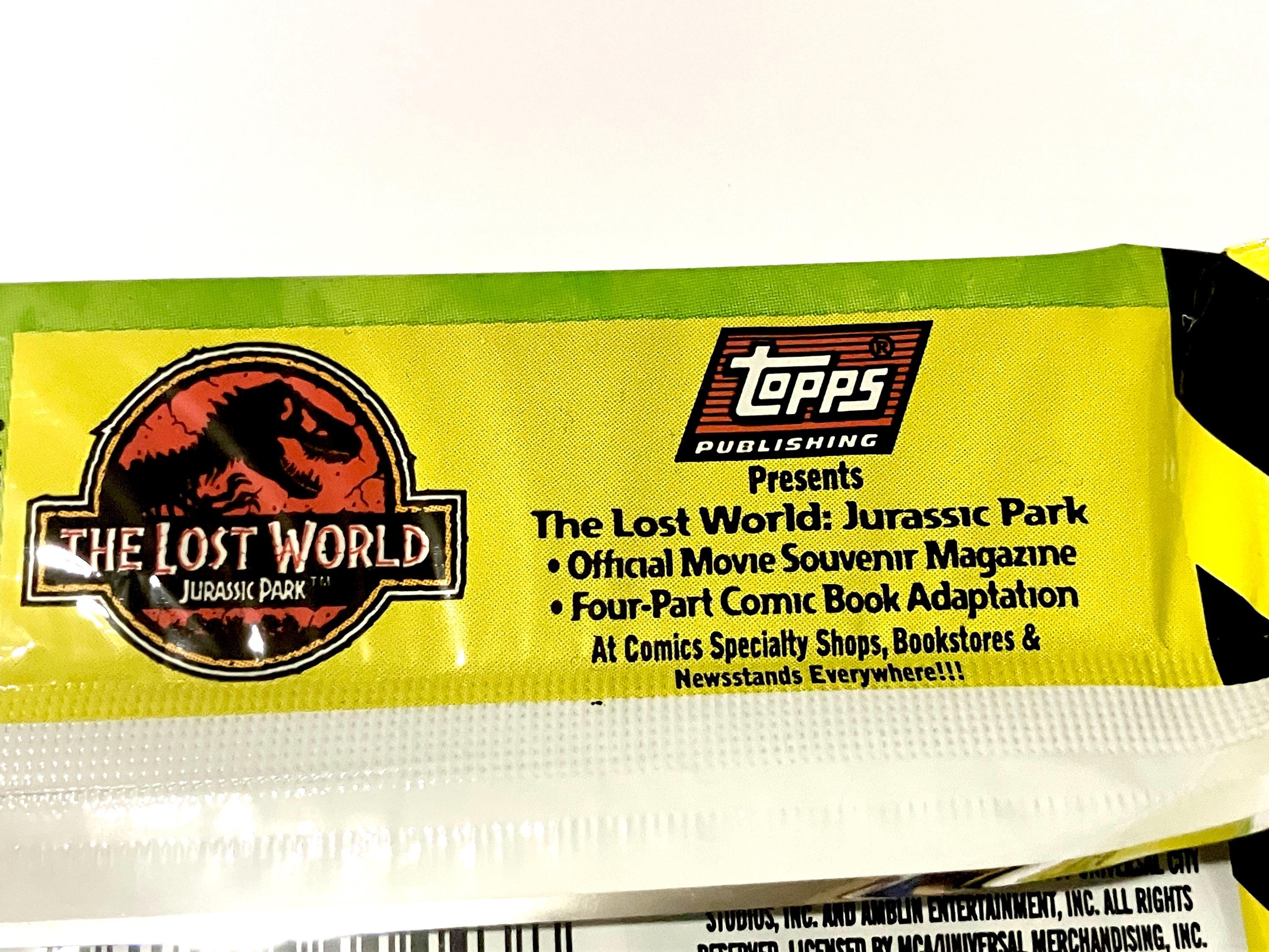 Jurassic Park Lost World Movie Cards Topps Unopened Pack of