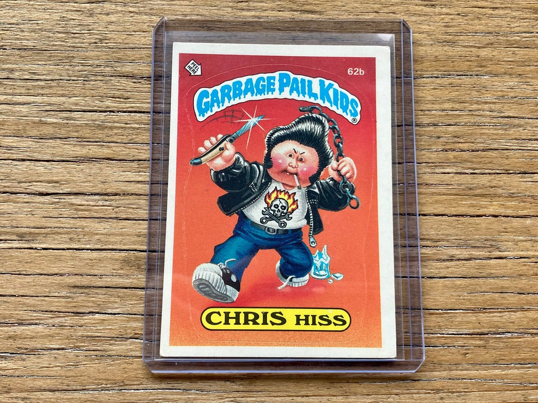Garbage Pail Kids Card Chris Hiss 62b Original Series 2 Card Vintage