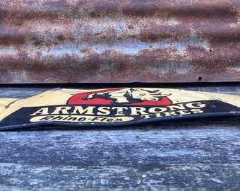 ケ*ン様 ARMSTRONG TIRES アンティークサイン ケ*ン様 ARMSTRONG TIRES