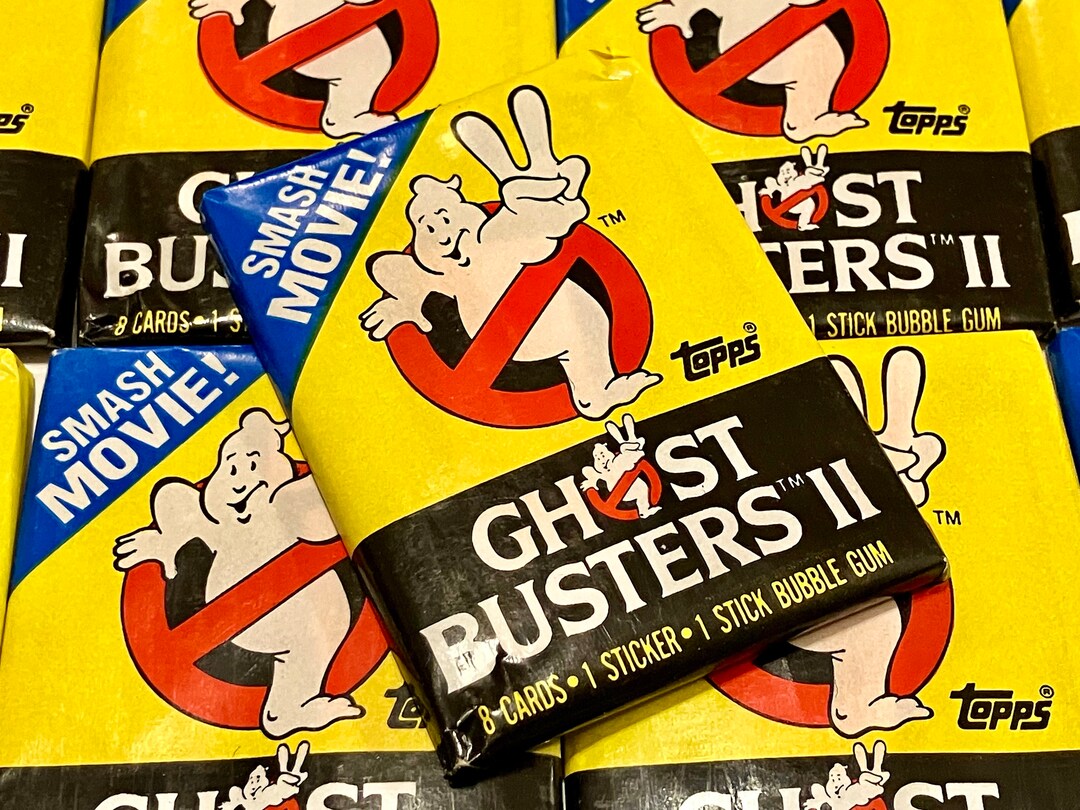 Vintage Ghostbusters 2 Trading Cards Pack of Trading Cards Topps 8