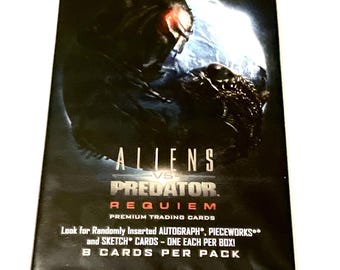 Vintage Aliens Vs Predator Trading Cards: Unopened Foil Pack