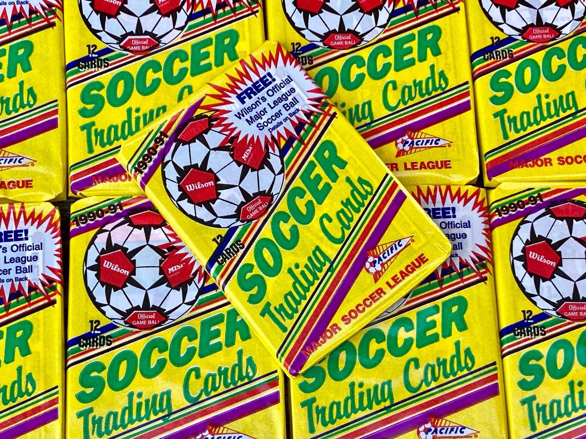 Vintage Major Soccer Leage Pack of Cards 1990-1991 Season MSL