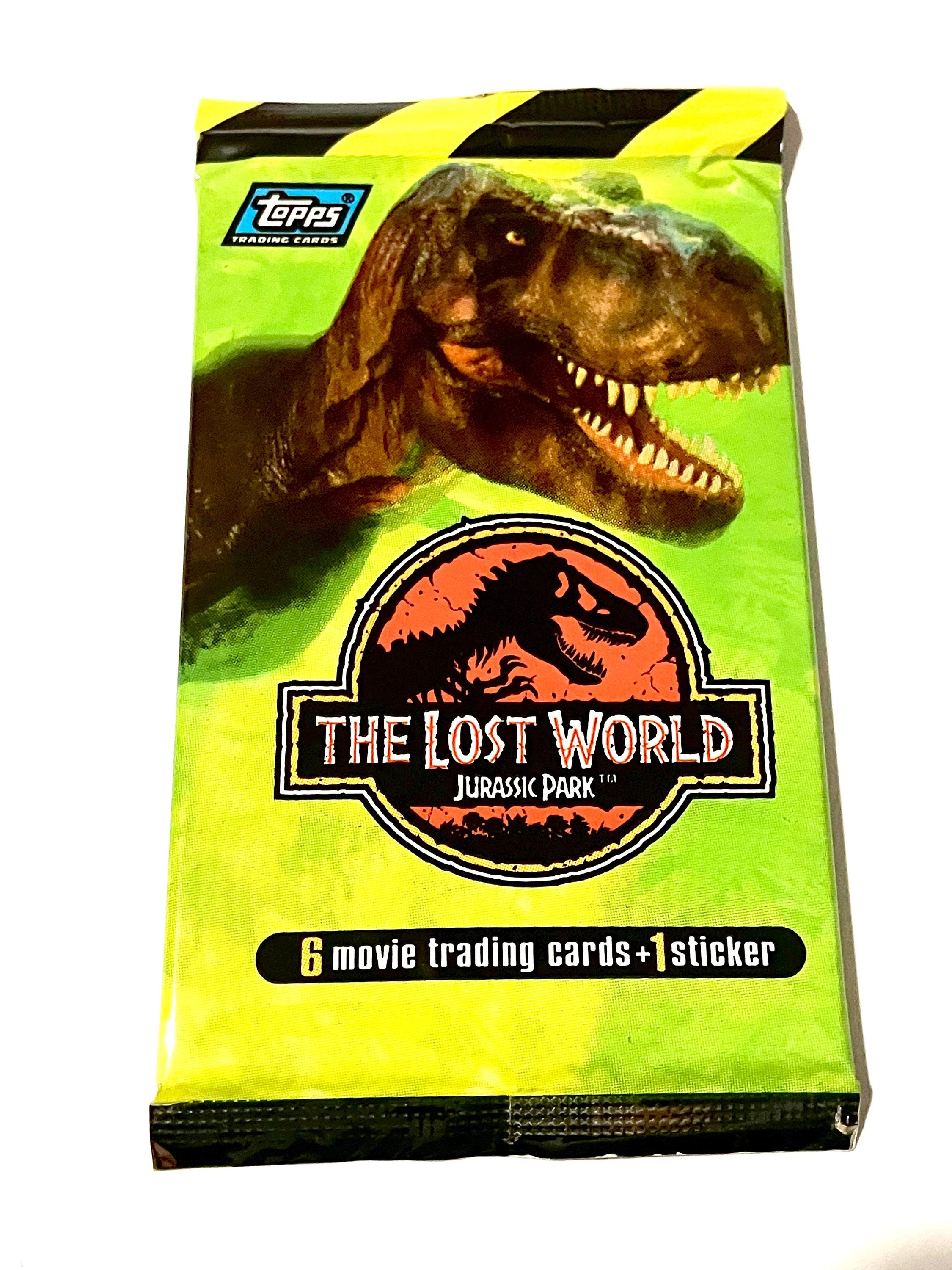 toppsジュラシック・パークシリーズ　THE LOST WORLD 12パック Jurassic Park Lost World Movie Cards Topps Unopened Pack of