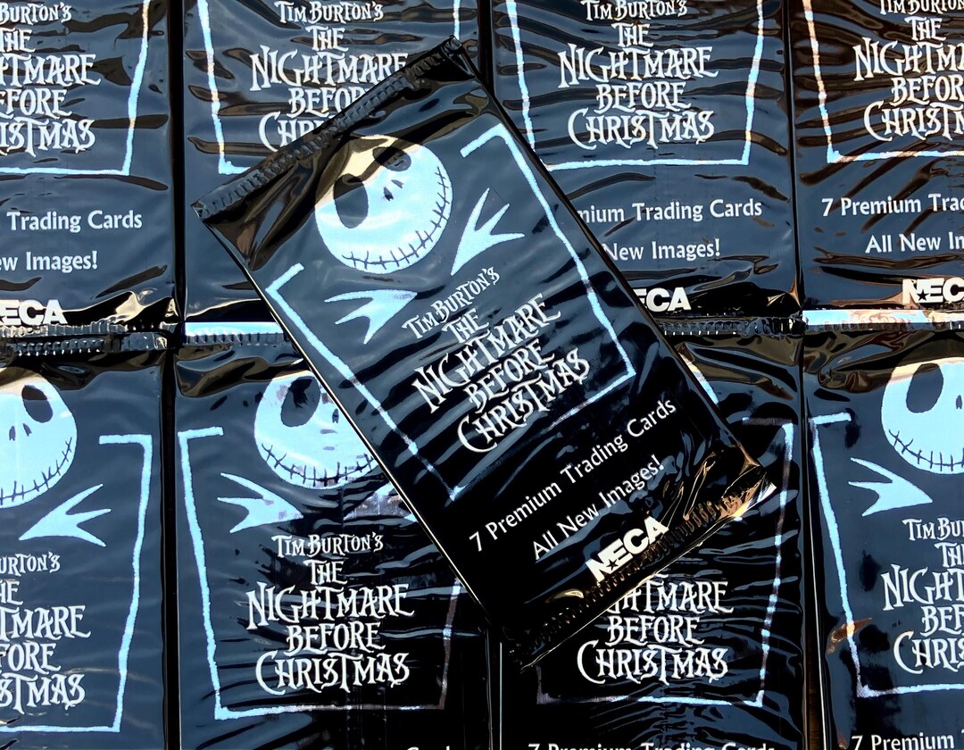 1 Pack of the Nightmare Before Christmas Movie Trading Cards