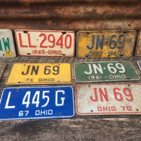 Ohio License Plates Etsy