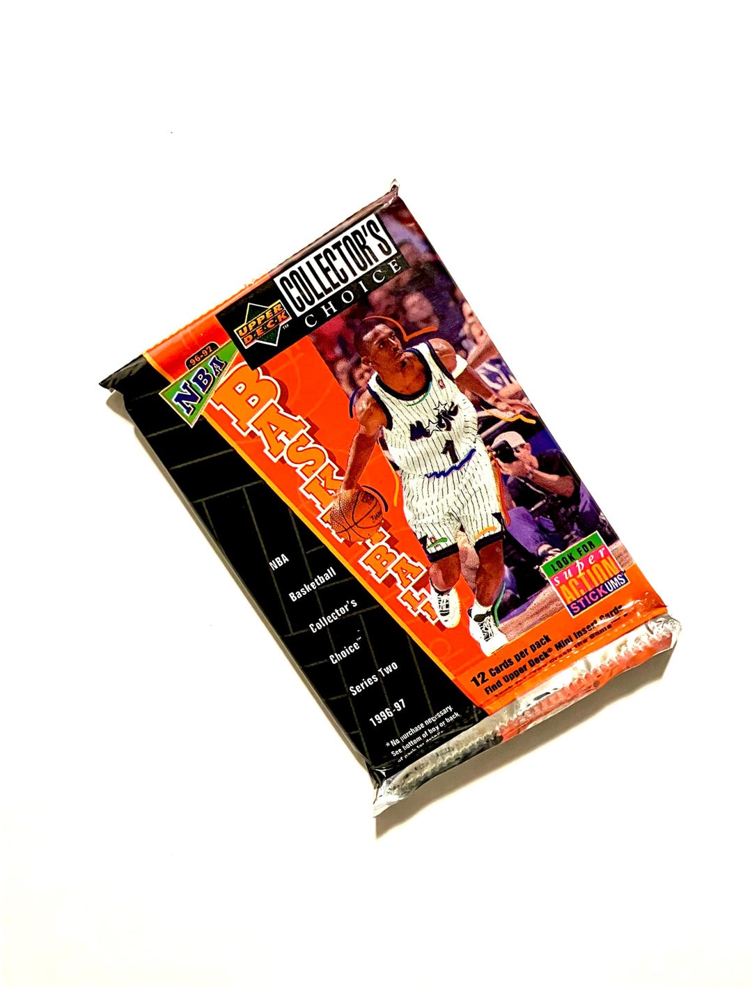 Authentic Vintage Basketball Card Packs Upper Deck NBA 1996 1997