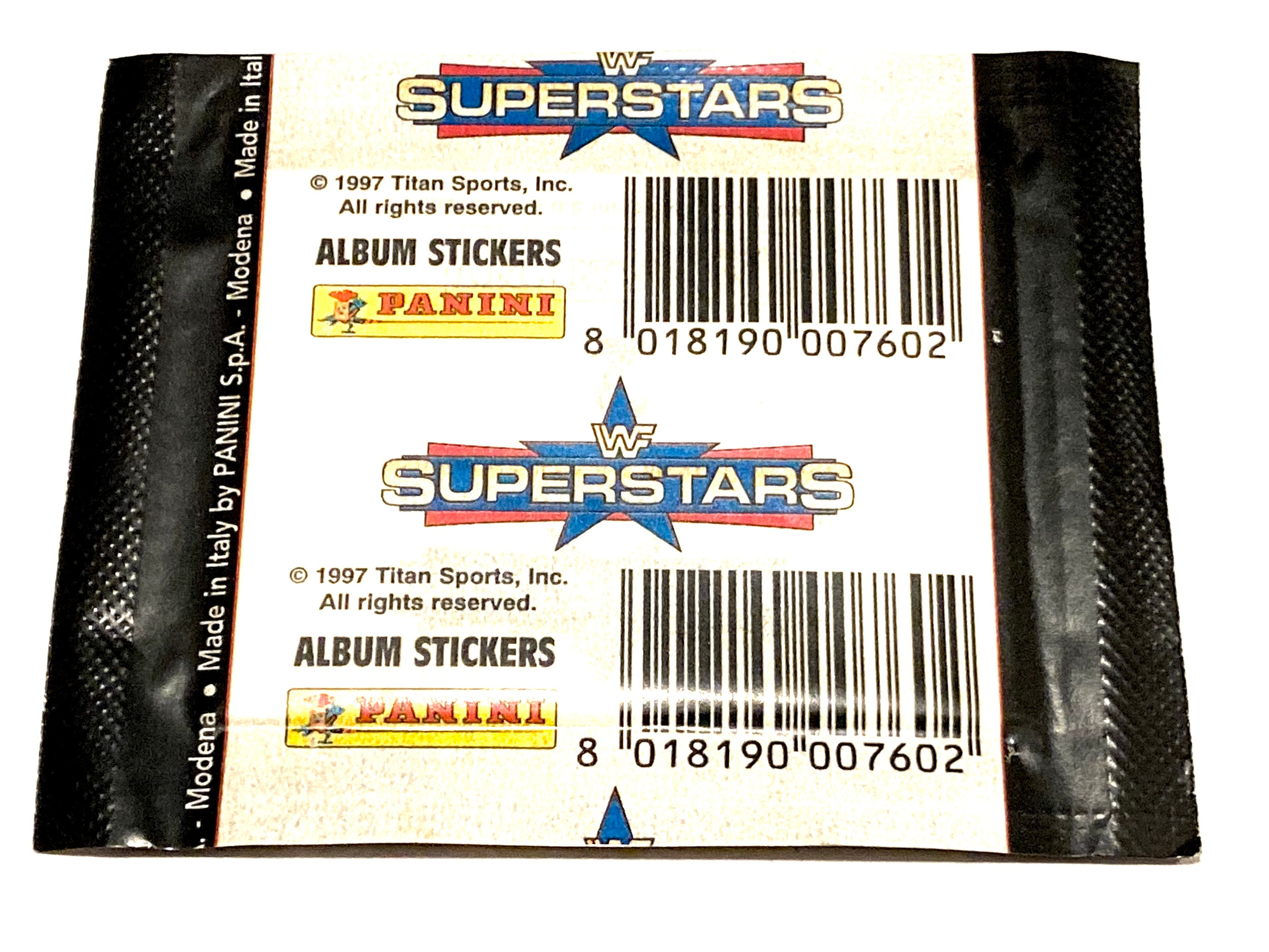 Pack of Vintage WWF Album Sticker Cards Wrestling Panini 1997