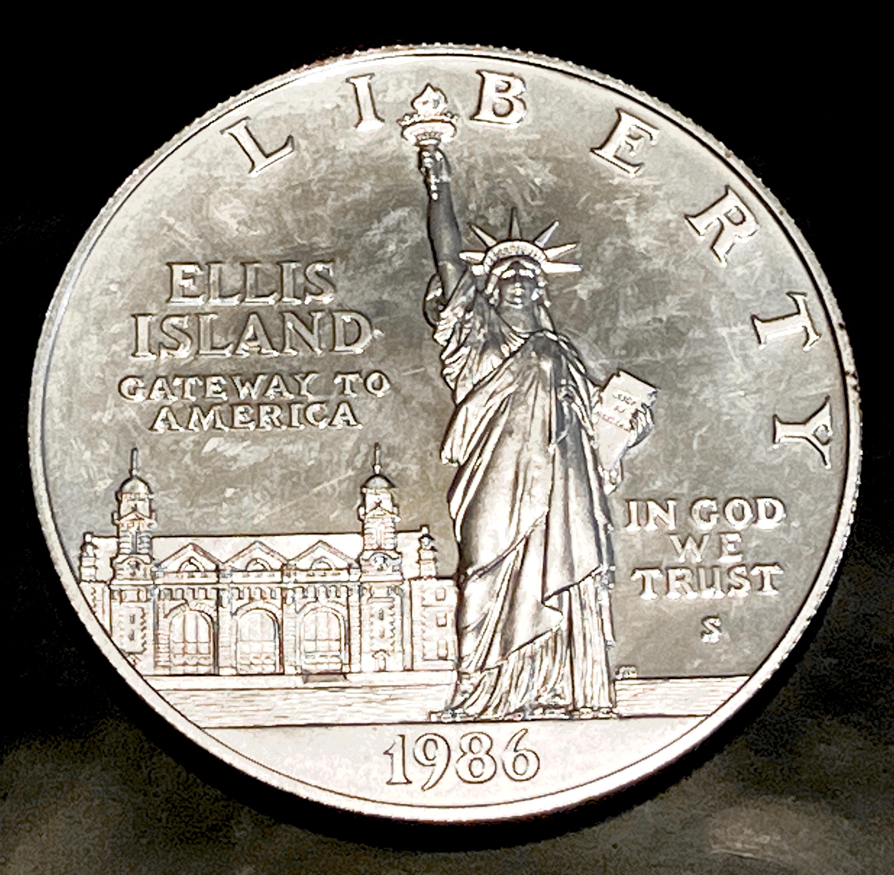 Ellis Island 1986 Liberty Coin - Etsy
