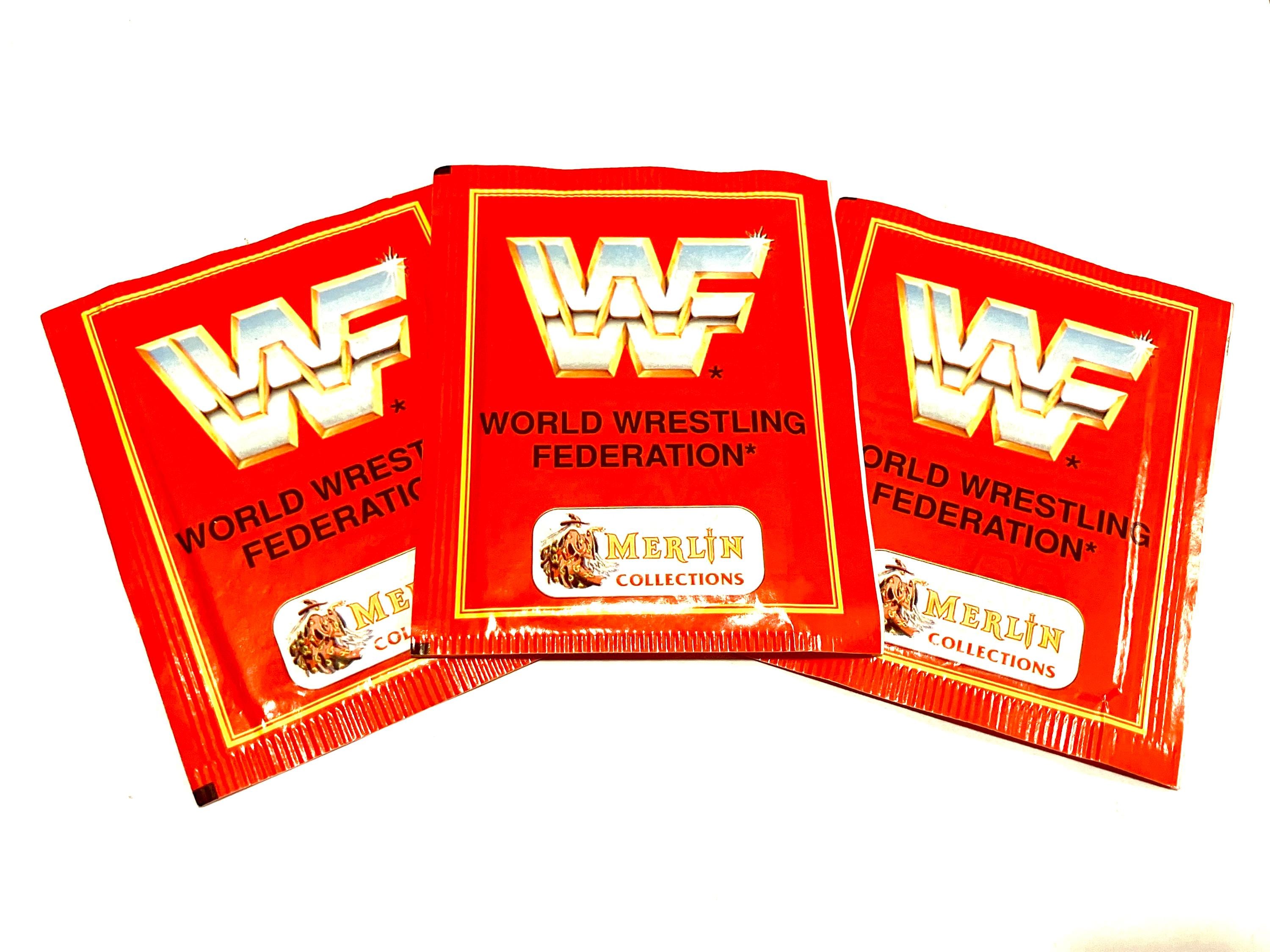 WWF 切手アルバム WWF Wrestling Cards Vintage Sticker Album Cards 1992 WWE World