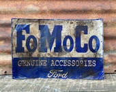 FOMOCO Sign Ford Parts Accessories Metal Advertising Ford Sign Car Auto Truck 11 3 4 x 17 3 4