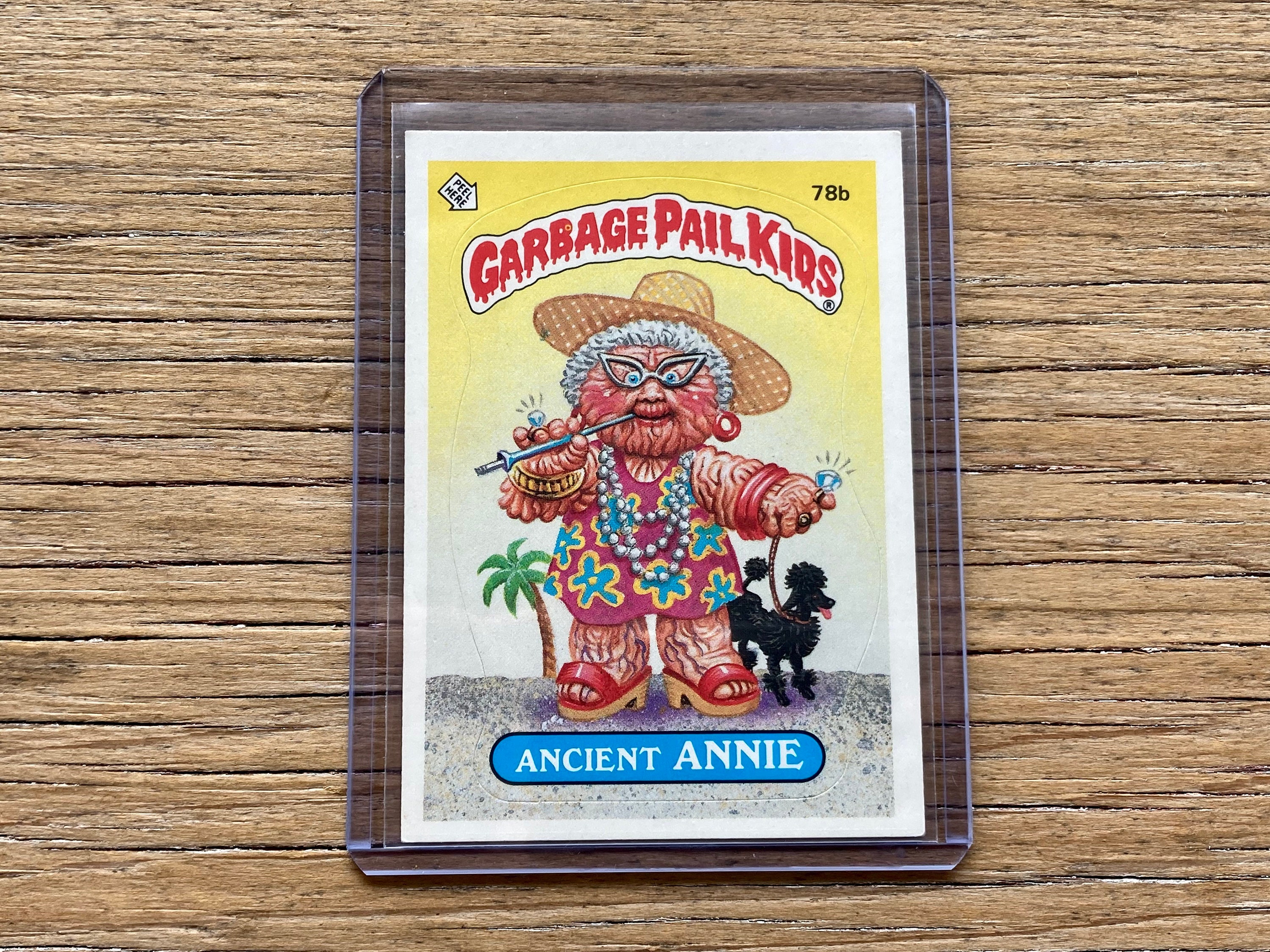 Garbage Pail Kids Card Ancient Annie 78b Original Series 2 Card