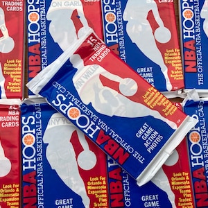 Price per Pack (1) Vintage Basketball Card Pack NBA Hoops 1989 Cards NBA Pack Of Cards Unopened Pack 1980s 1990s Jordan Series 2