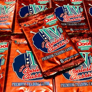 Authentic TV Coolest Classics Trading Cards Old TV Shows Unopened Packs of Cards 8 Cards per Pack Vintage Licensed Memorabilia 1998 Inkworks