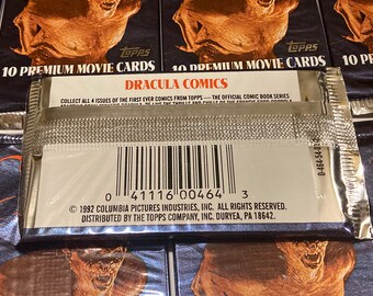 Bram Stokers Dracula Vampire Movie Trading Cards Horror Scary