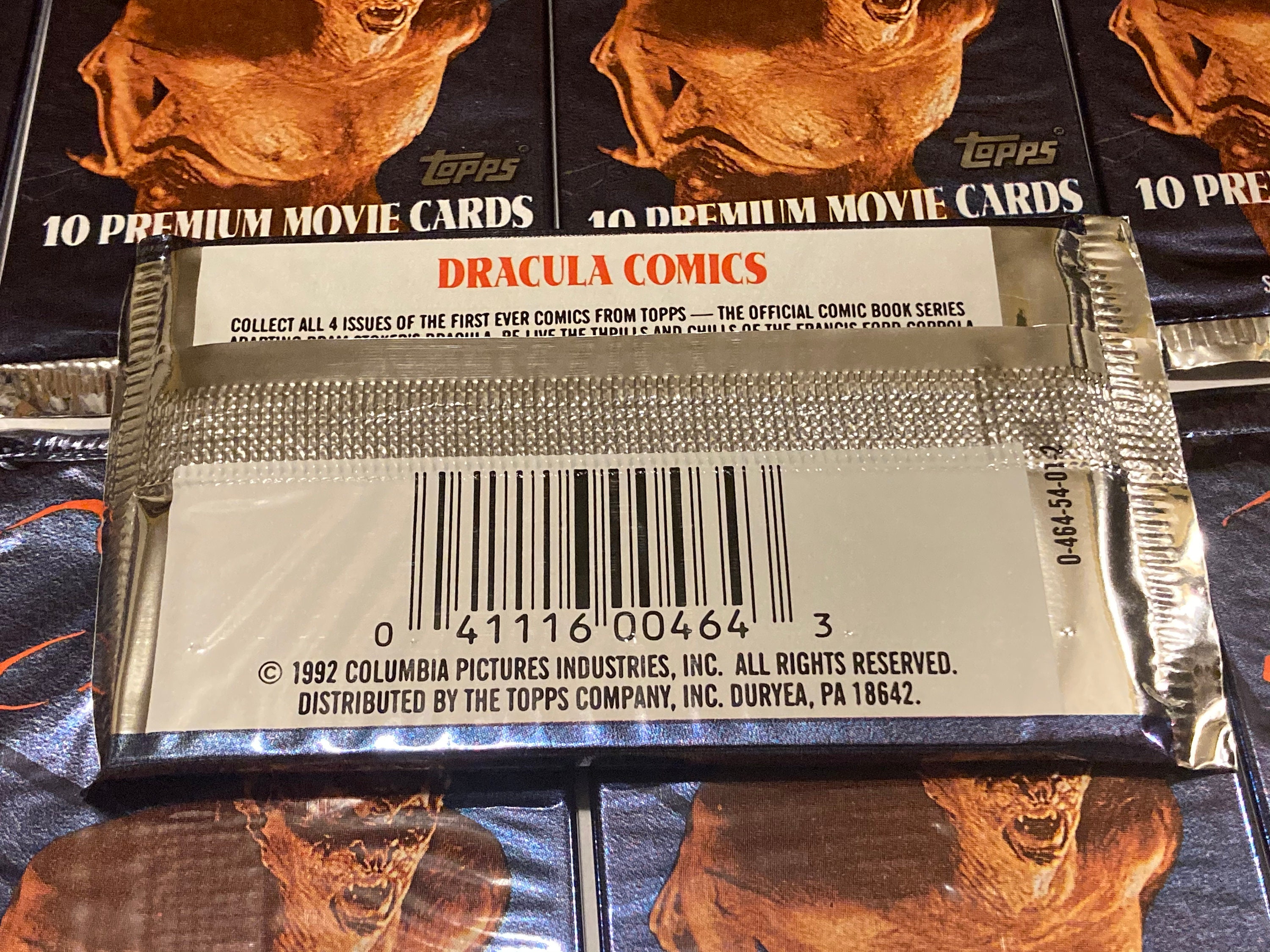 Bram Stokers Dracula Vampire Movie Trading Cards Horror Scary