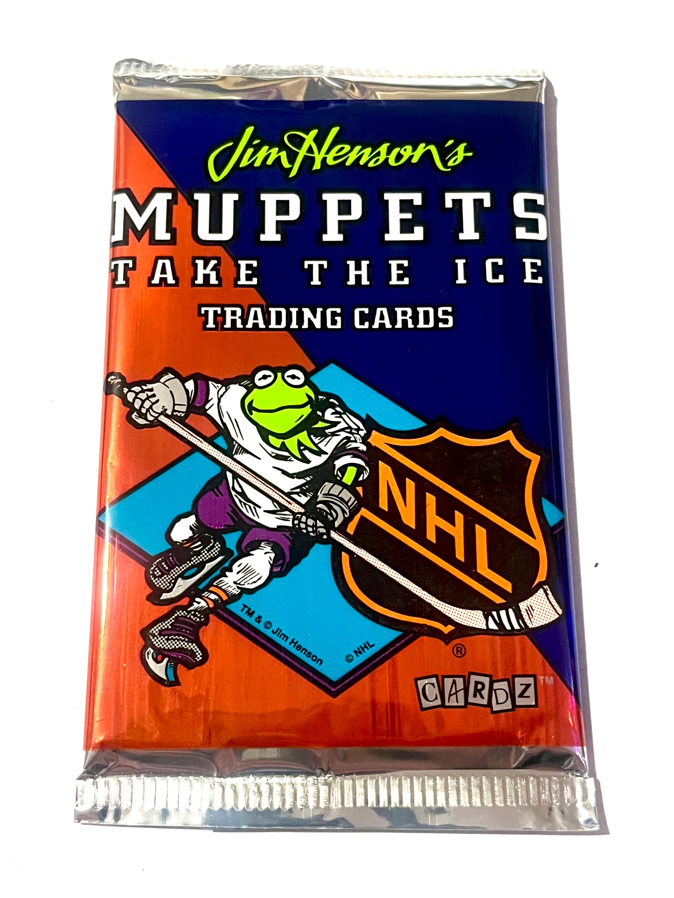 Vintage Muppets Take the Ice Trading Cards Unopened Packs NHL