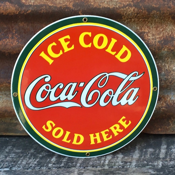 Coke Sold Here Sign - Etsy