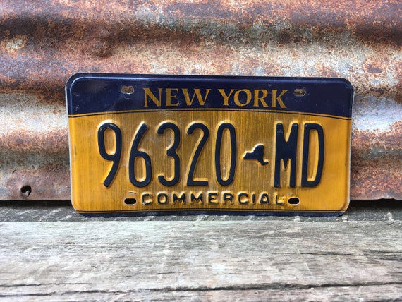 trucks John Deere inspired license plate rusty vintage style for cars tractors