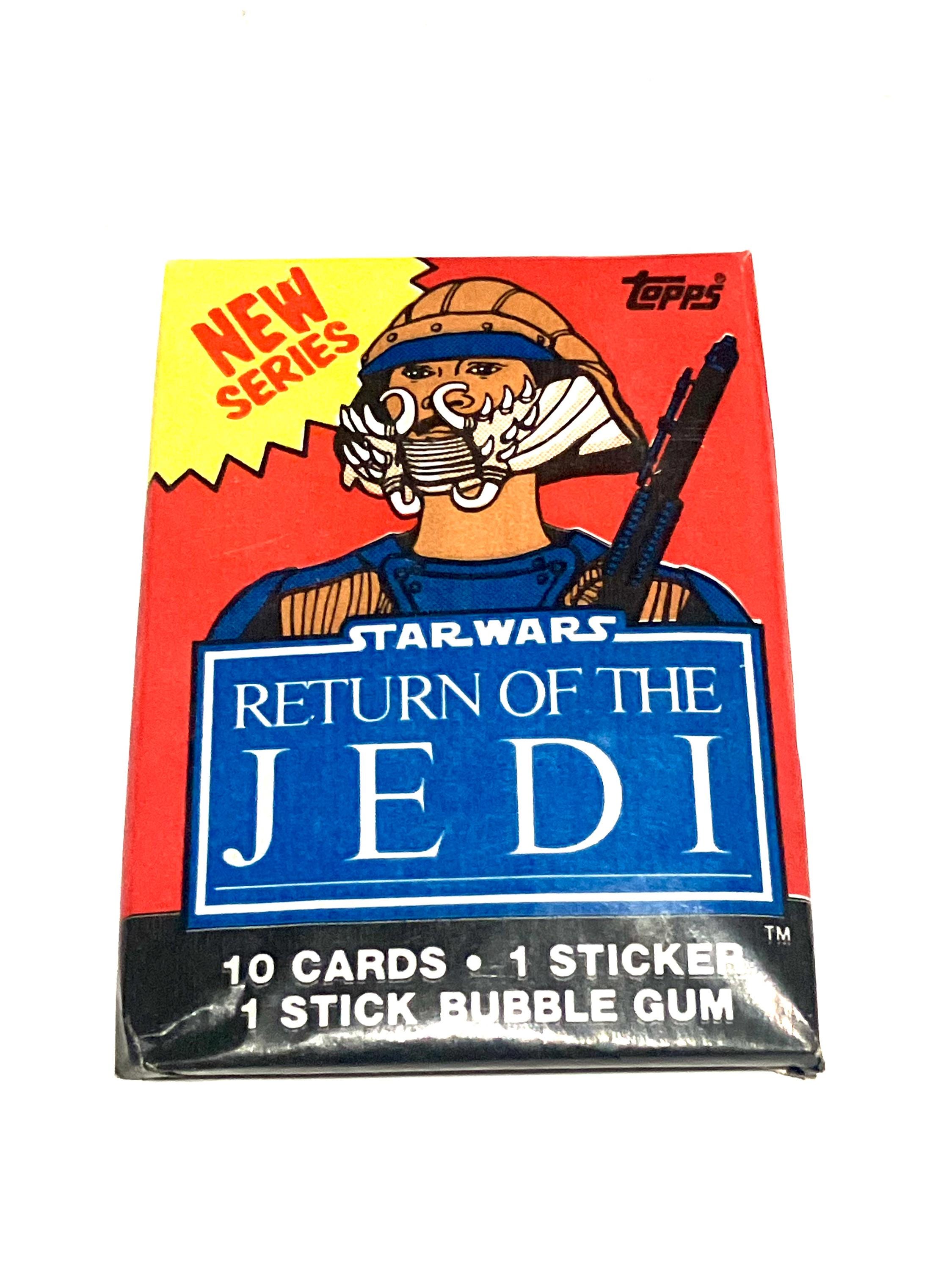 Star Wars Trading Cards Return of the Jedi Wax Packs Topps 1983