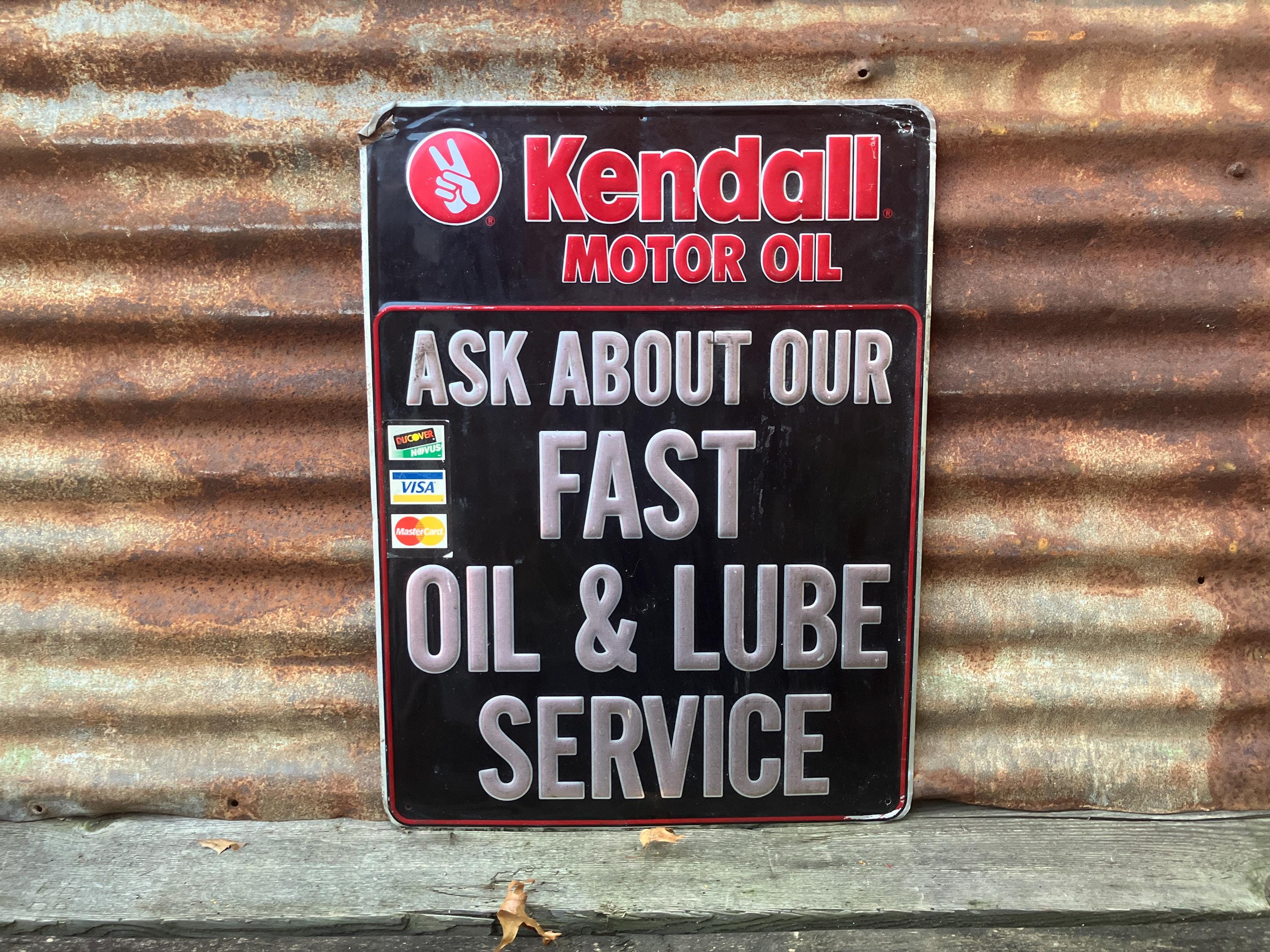 Kendall Motor Oil Sign - Etsy