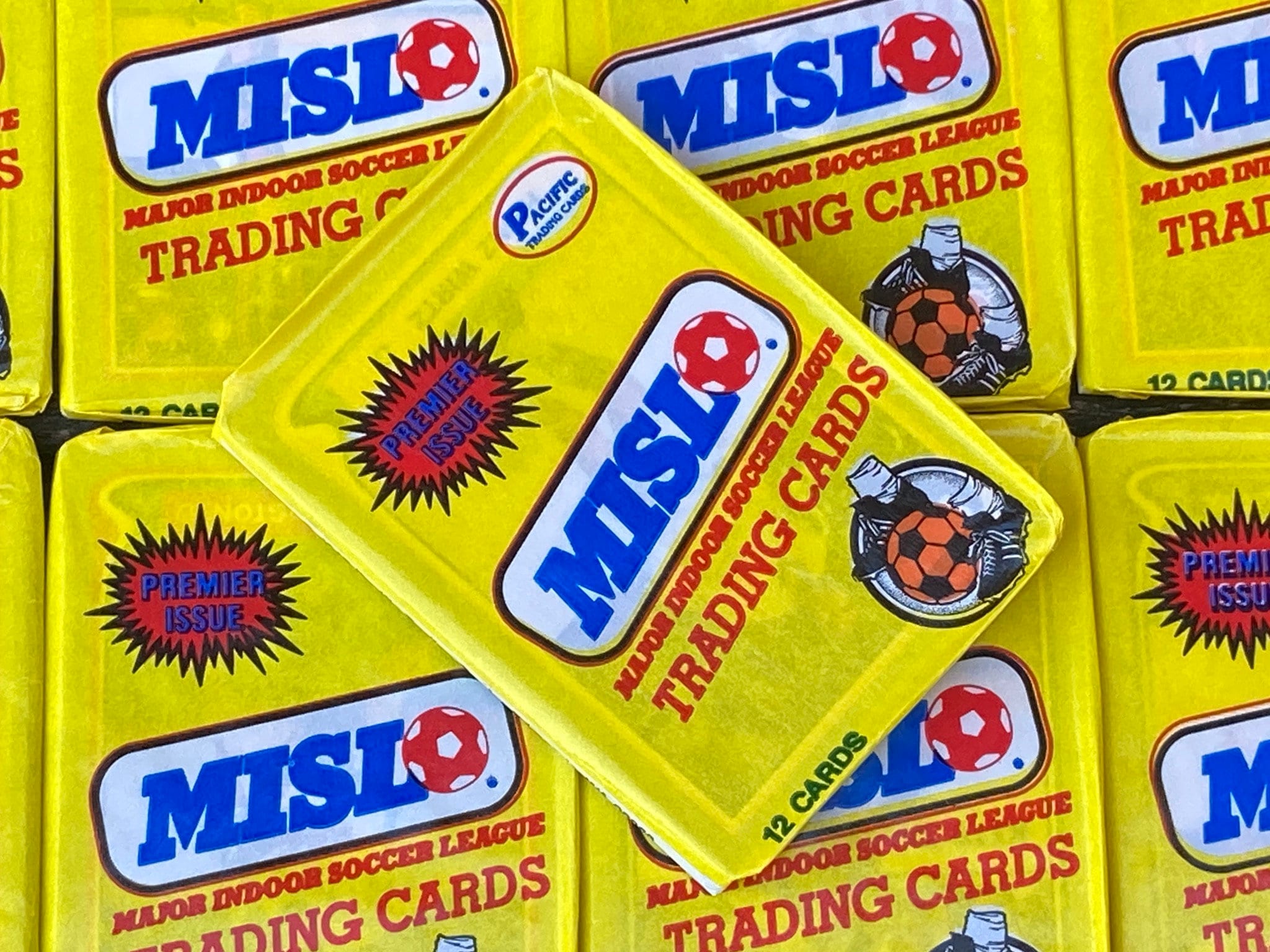 Vintage Major Indoor Soccer Leage Pack of Cards 1987 Season MSL