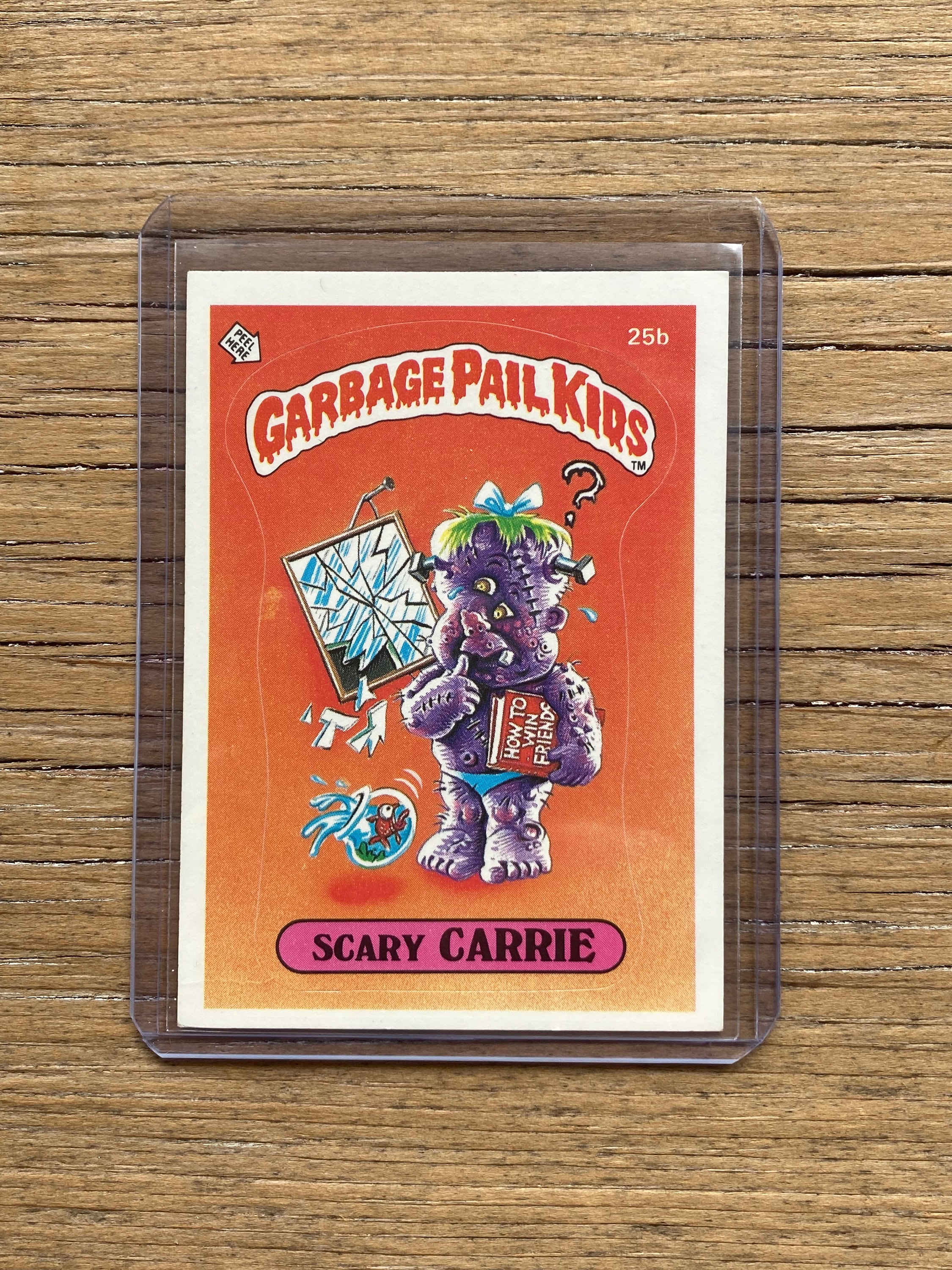 早い者勝ち＜送料込み＞SK クリスギャラガー 5.8 SCRAPPER　K283 Vintage Garbage Pail Kids Card Scary Carrie 25b Original Series 1
