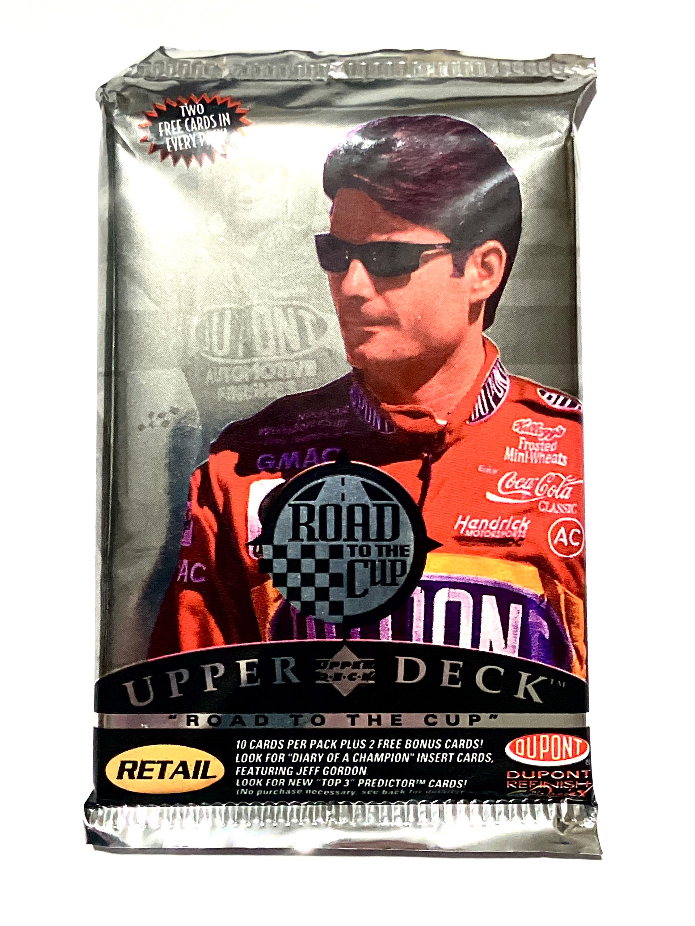 Vintage NASCAR Racing Trading Card Packs Upper Deck Road to the